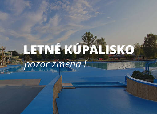 OTVORENÉ LETNÉ KUPALISKO