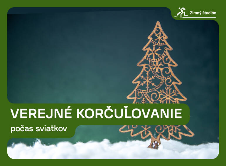 Pridali sme termíny verejného korčuľovania počas sviatkov