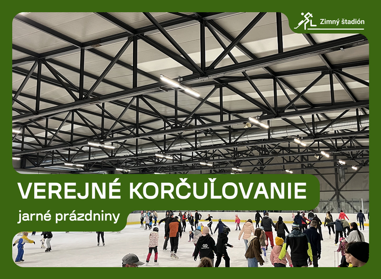 Verejné korčuľovanie počas jarných prázdnin